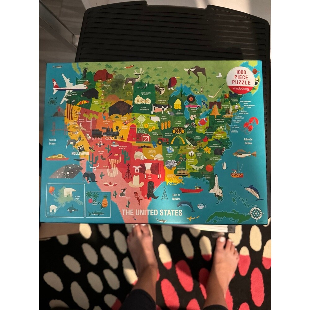 1000 piece United States Puzzle
